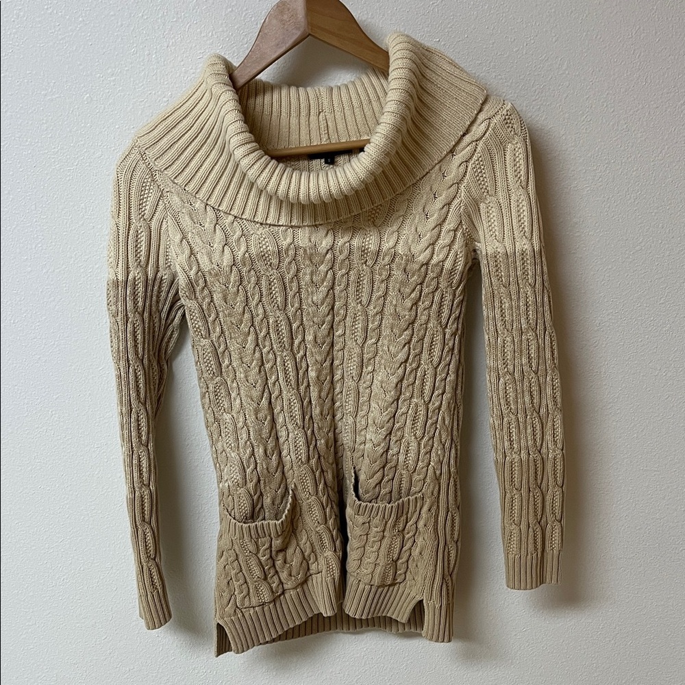 Jeanne Pierre Cozy Cable Knit cotton Sweater women’s size S